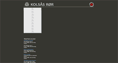 Desktop Screenshot of kolsasror.no